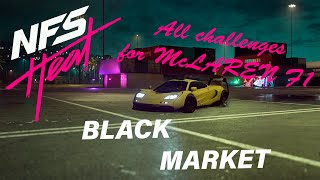 NFS: Heat | NEW DLC: Black Market - All challenges for McLAREN F1