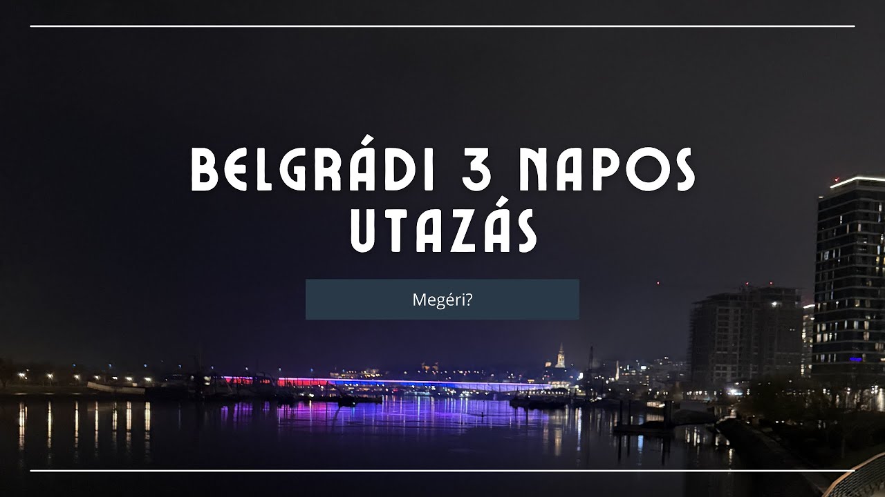 Belgrád városnézés 🇷🇸 | Szent Száva-templom, Kalemegdan, Knez Mihailova