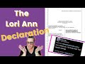 Lawyer Reacts | The Declaration of Lori Ann in support of Tati Westbrook...