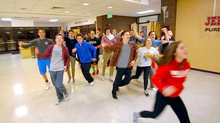 Jeff High School Radio & TV Lip Dub 2015 - Uptown Funk