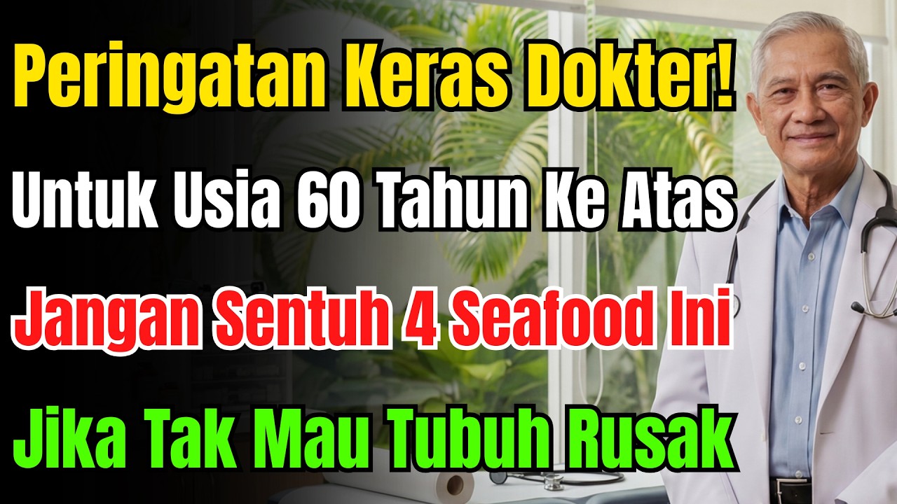 Dokter Ingatkan Usia 60+! Jangan Asal Makan Seafood! Hindari 4 Ini, Sendi Sehat 20 Tahun Lagi!