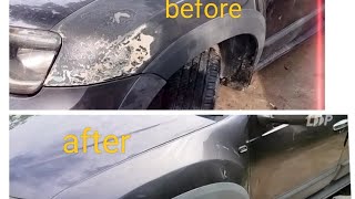 Duster Renault Accidental Repainting Left Fender Painting