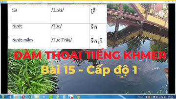 Đàm thoại tiếng Khmer bài 15 cấp độ 1 #anhluuchannel  #damthoaitiengkhmerbai15capdo1