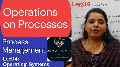 Lec04: Operations on Processes | Operating systems