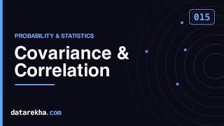 Covariance & Correlation — Visual Guide + Solved Problems | GATE DA | datarekha