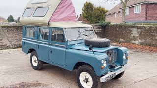 Player Profile land rover series 2a 109 2 6 dormobile for sale walkaround + starting, idling