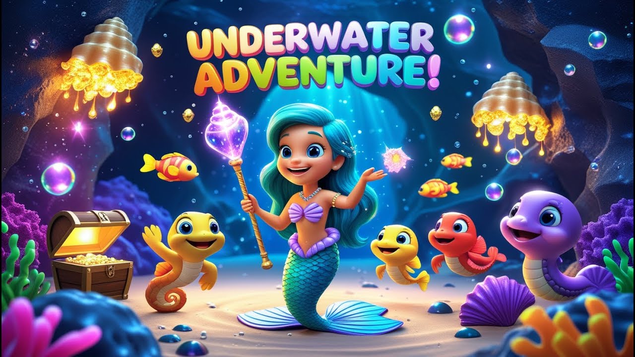 “The Magical Sea Cave Adventure 🌊🧜‍♀️✨ | Kids Rhyme & Underwater Fun!” | @Happy Toon Rhymes