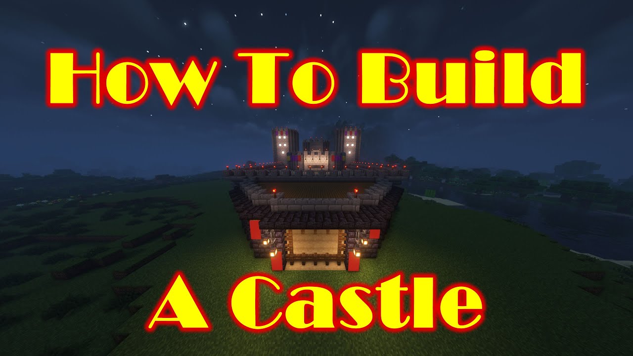 How To Build A Castle In Minecraft (or not?) Part 1 - YouTube