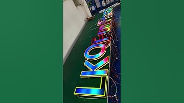 Light up your brand, with luminous characters! #signagedesign #signage #ledneon #ledlight #sign
