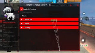 Free Fire Mod Menu TRENDRAFT X MOD FF MAX AIMKIL ANTI BAN ANTI BLACKLIST 101% ALL SERVER¿ screenshot 4