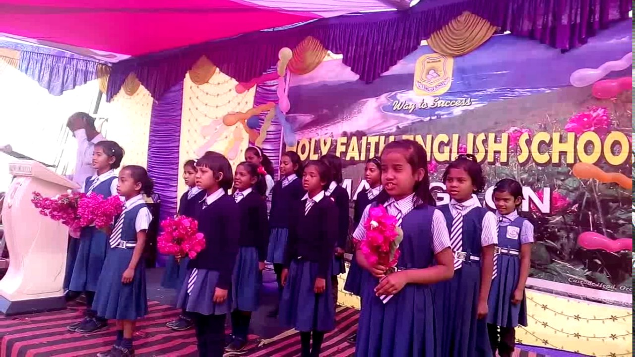 song Holy faith english school Majhgaon 26 January YouTube