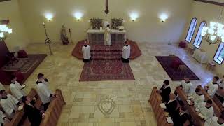 Low Mass with Two servers. Traditional Latin Mass at St. Thomas Aquinas Seminary.