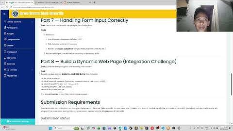 Laboratory 9 PHP and Databases