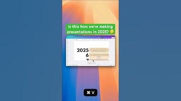 is this how we’re making presentations in #2025 ? 🤔 #powerpoint #presentation #students #canva