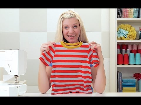 How to sew a T-shirt, for kids and adults