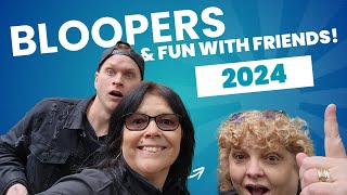 BLOOPERS, Outtakes and FUN 2024 | Happy New Year 2025! | 😱
