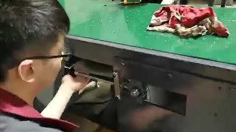 FSJ-850A Auto feeding paper gluing machine training video 4