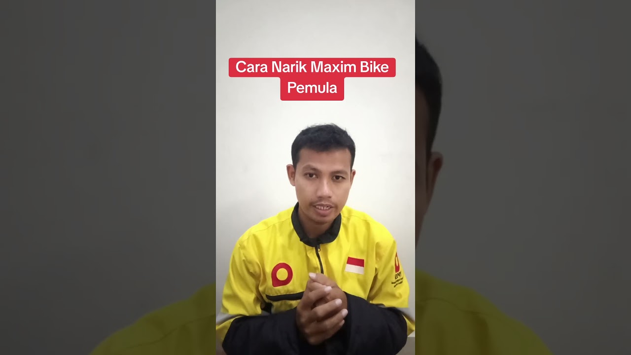 Cara Narik Maxim Bike Pemula ~ Maxim Ojek Online Channel