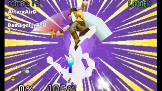 Smash Remix 2.0.0 Roy on Falcon combo