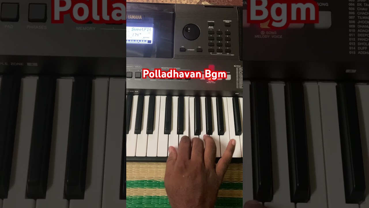 How to Play Polladhavan Bgm | 