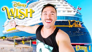 Our First Disney Cruise as a Family!  Day 1 on the Disney Wish
