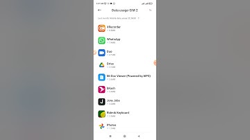 How to check quick App Last month usages data on Android Phone
