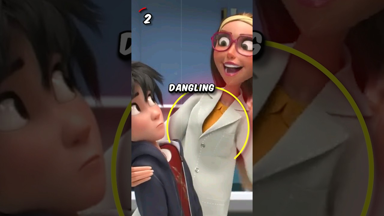 ⁣FUNNY Animation Mistakes in BIG HERO 6 #shorts