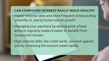 Can Compound Interest Really Build Wealth? - Your Paycheck Planner