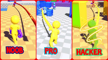 NOOB vs PRO vs HACKER-Curvy Punch 3D