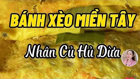 BÁNH XÈO CỦ HỦ DỪA #tranhuynhdiemtrinhvlog