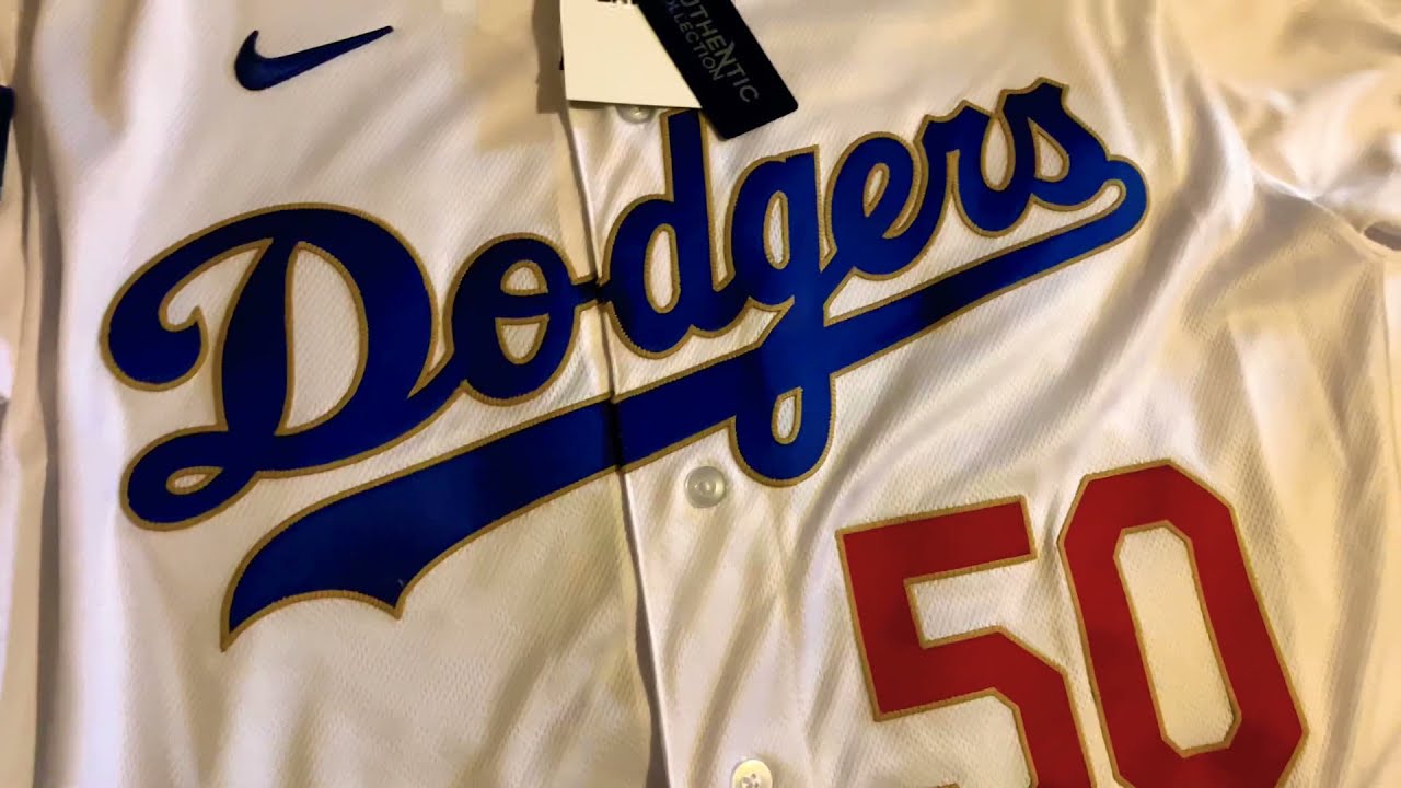 Authentic Dodgers Gold Trim Jersey Review 