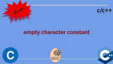 empty character constant