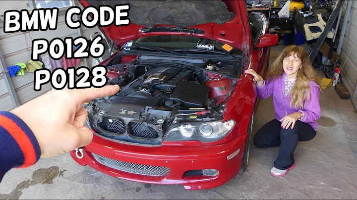 HOW TO FIX CODE P0126 P0128 BMW E46 325i 328i 330i 320i 323i 318i 320d 318d 330d