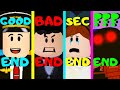 Roblox - All 4 Endings - Airplane 3!