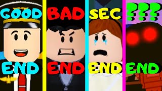 Roblox - All 4 Endings - Airplane 3!