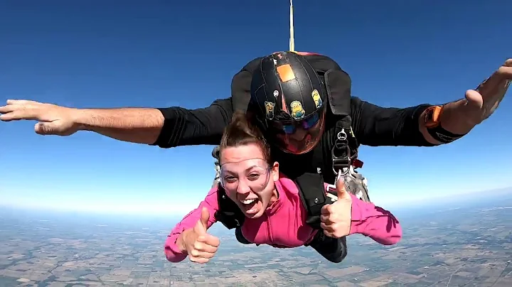 Sarah Prater - Tandem Skydive at Skydive Indianapo...