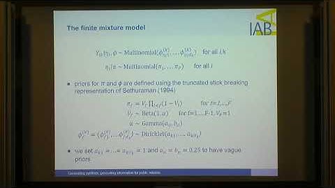 Dr. Joerg Drechsler | Strategies to facilitate access to detailed geocoding information based on...