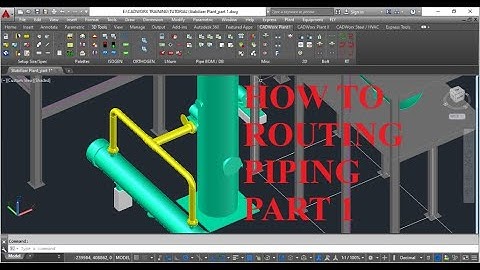 [CADWORX]_HOW TO ROUTING PIPING_PART 1