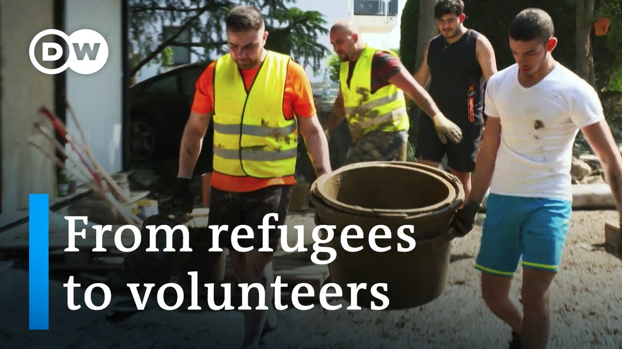 Syrians in Sinzig: Refugees help Germans rebuild after devastating floods | DW Documentary