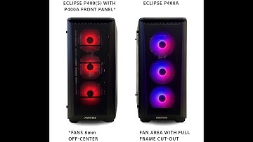 Phanteks Unveils Mesh Front Panels for Eclipse P400A Chassis