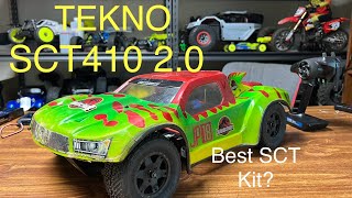 : Tekno SCT 410 2.0 Update & Race, 2s Speed Issue Fixed, Hobbywing Max 10G2 4000kv motor.