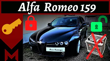 Comment ouvrir manuellement coffre Alfa 159 ?