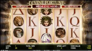 Divine Fortune Slot - Super Mega Win at Wombat Casino!