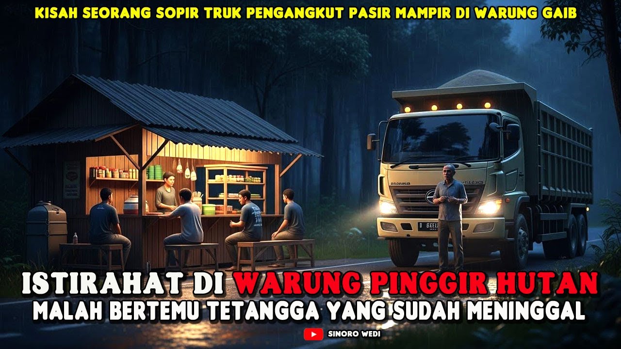 ISTIRAHAT DI WARUNG PINGGIR HUTAN.MALAH BERTEMU TETANGGA YANG SUDAH MENINGGAL