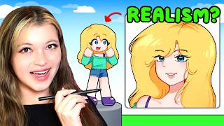 I Tried REALISM In Roblox Speed Draw!