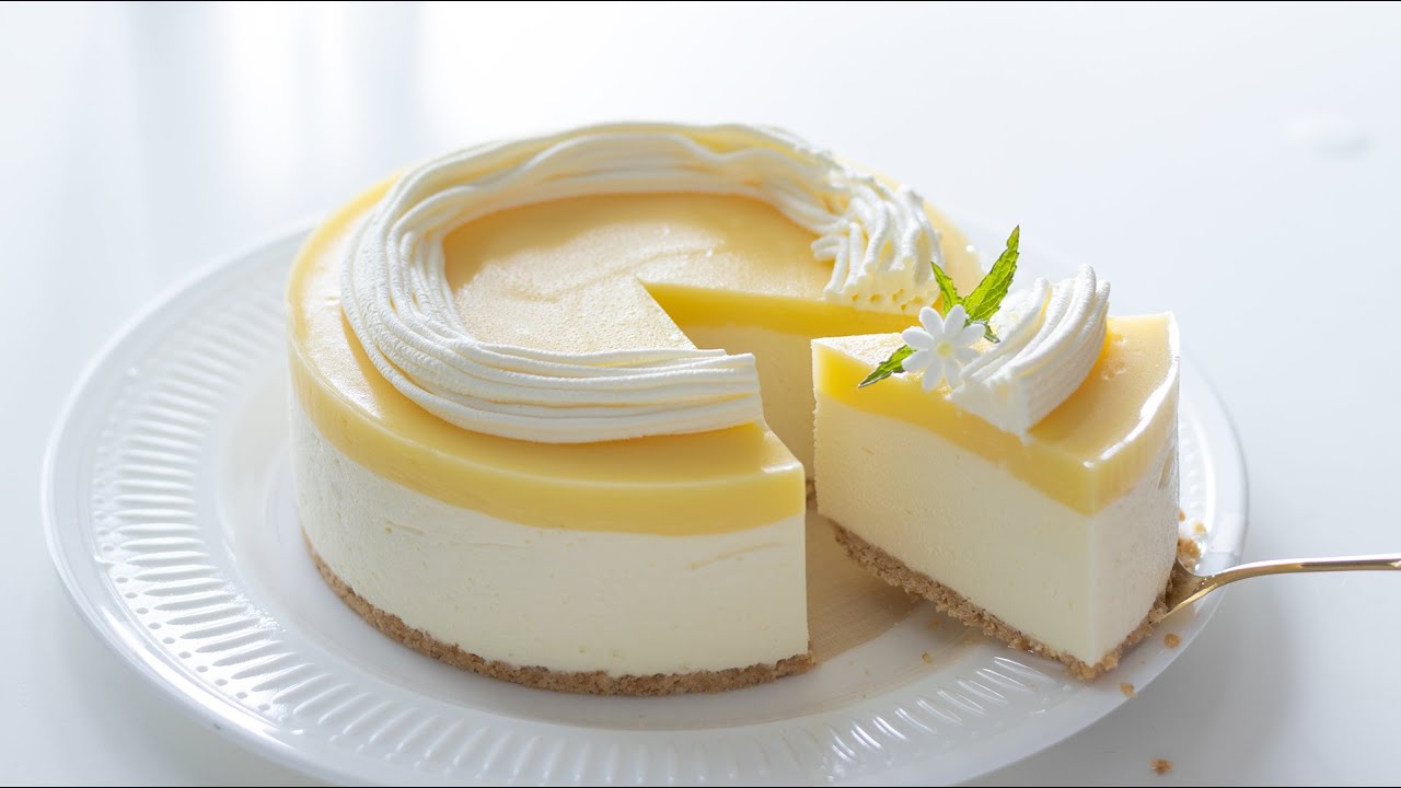 レモンのレアチーズケーキの作り方 No Bake Lemon Cheesecake Hidamari Cooking Youtube