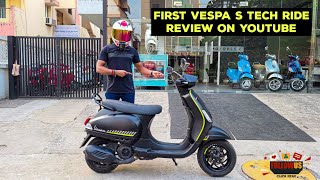2025 Vespa S TECH - Detailed Walkaround and Ride Review | All you need to know | cosyrevs