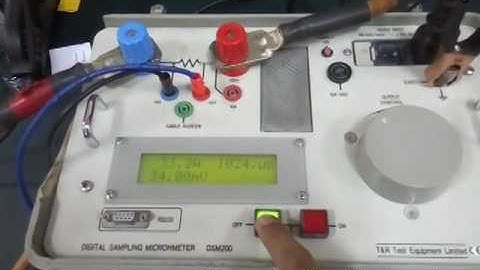 T&R DSM200 Digital Sampling Microhmeter