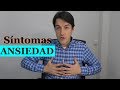 Síntomas de la ANSIEDAD