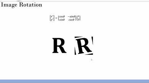 Affine Transformation on Images - Rotation, Reflection and Shearing